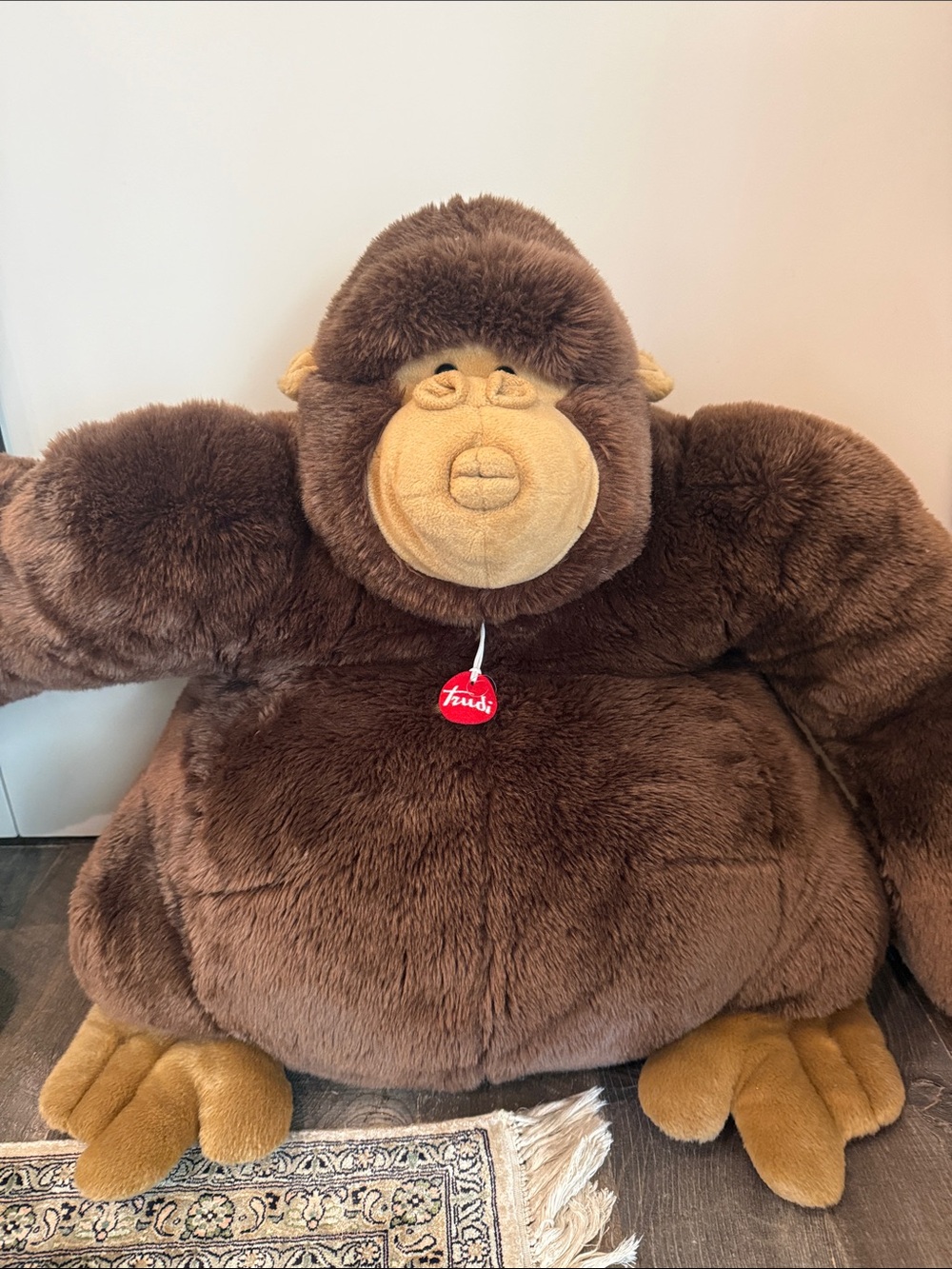 Giant Plush Brown Gorilla